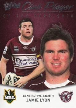 2011 NRL Strike - Club Player Of The Year #CP22 Jamie Lyon Front